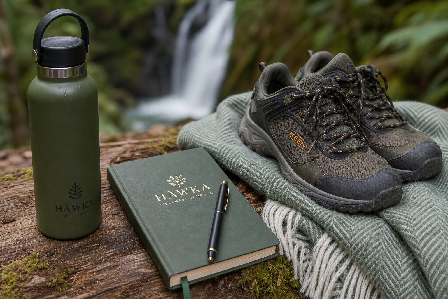 Forest Bathing Starter Kit with journal and outdoor gear